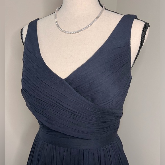 J. Crew NWOT Navy Formal Knee-length Dress, Size 00 - Picture 3 of 6